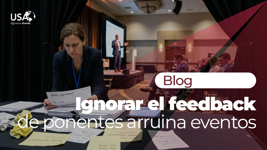 Feedback ignorado, evento fracasado